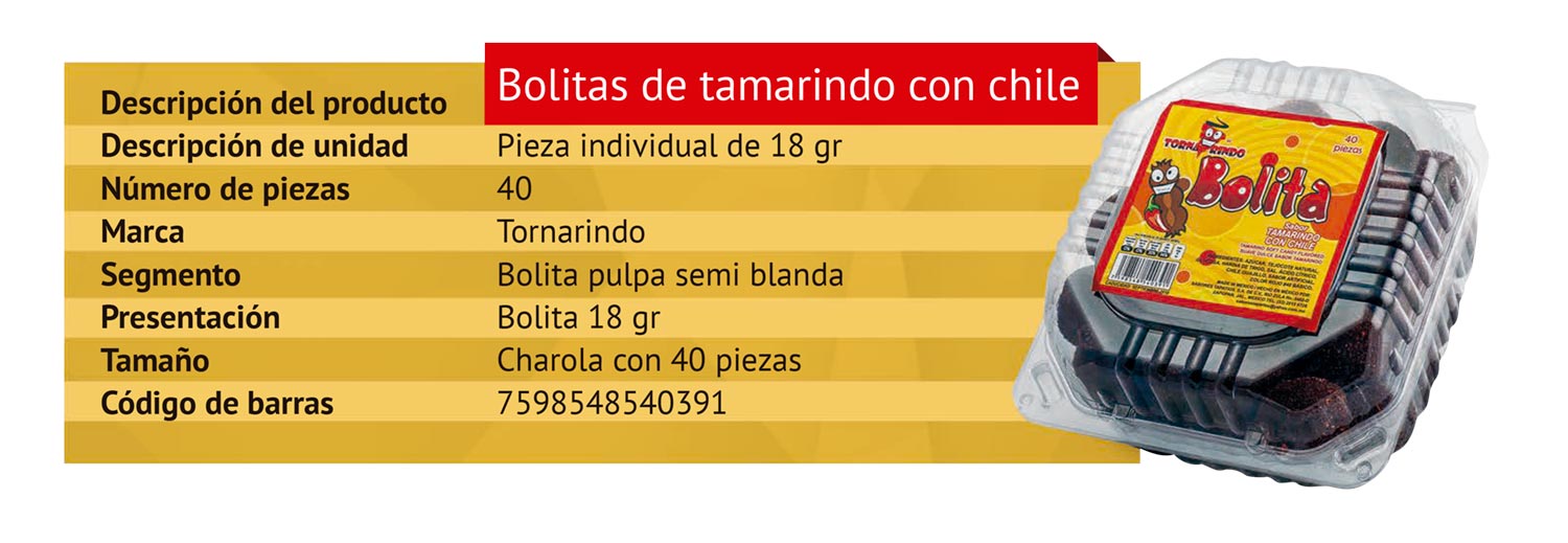 Bolitas de Tamarindo con Chile Tornarindo