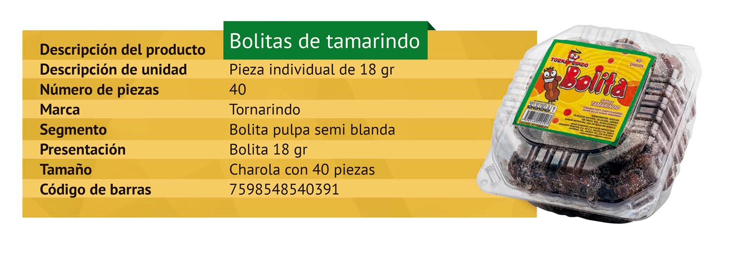 Bolitas de Tamarindo Tornarindo