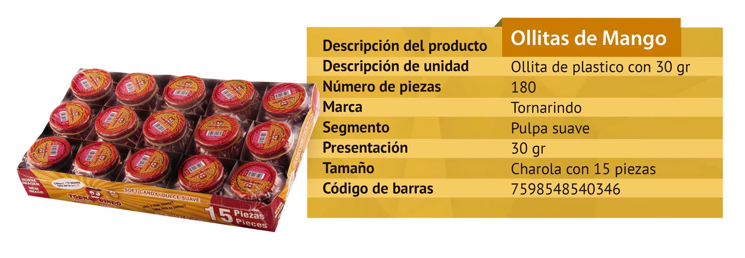 Ollitas de Mango Tornarindo